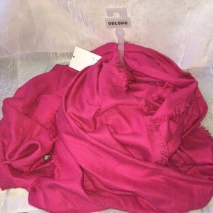 NWT Long Soft Thin Pink Scarf